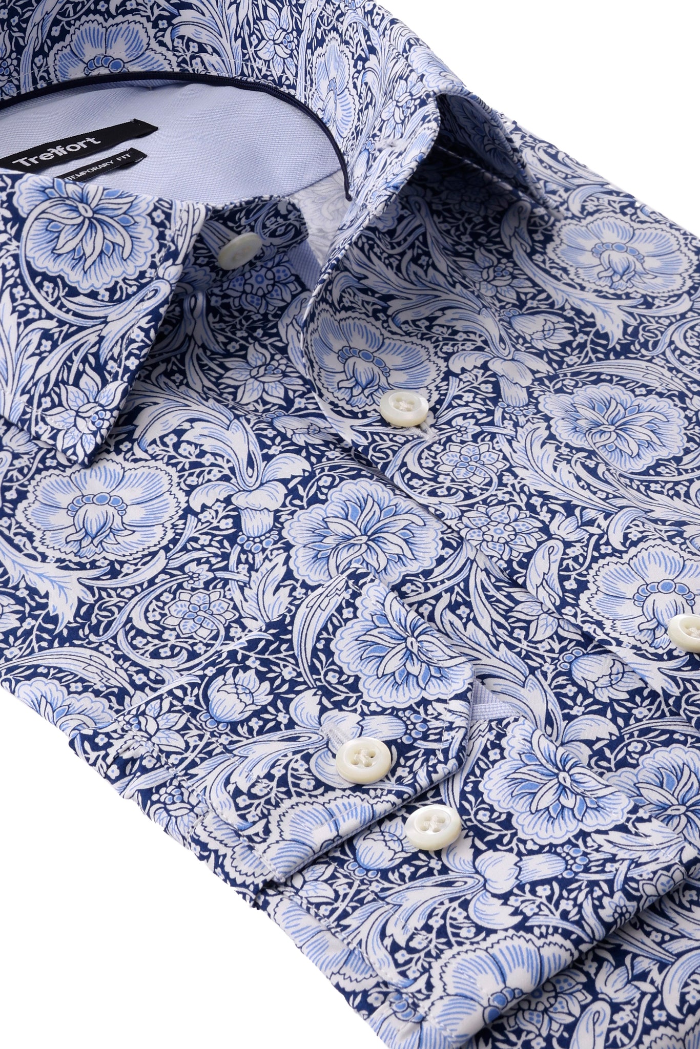 Luxury Floral Dress Shirt - Premium Cotton - Treffort Shirts